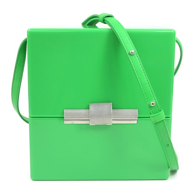BOTTEGAVENETA ボッテガヴェネタ デイジー ショルダーバッグ グリーン 14065 レディース【中古】 h31495a