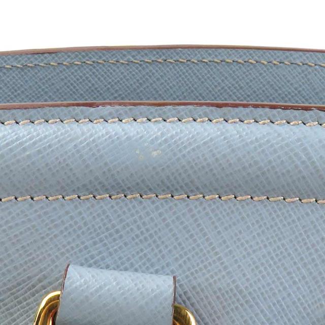 PRADA プラダ ハンドバッグ ショルダーバッグ ライトブルー/オフ