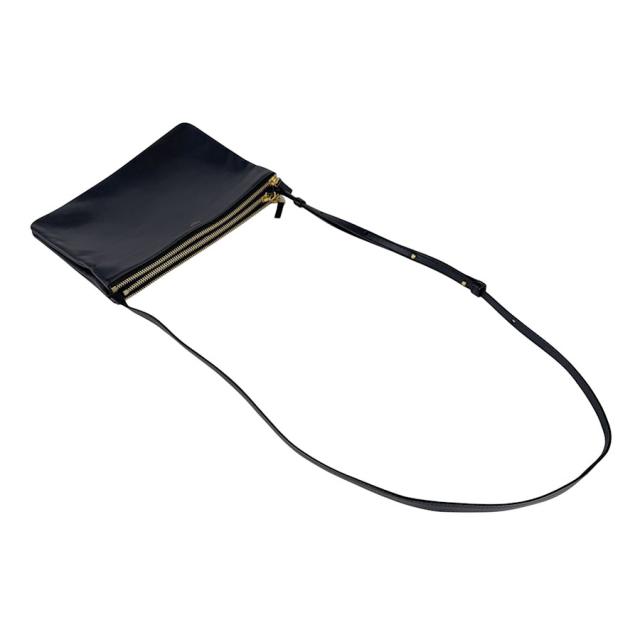 CELINE セリーヌ トリオ ラージ ショルダーバッグ ブラック 14054