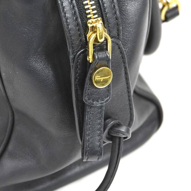 Salvatore Ferragamo サルヴァトーレフェラガモ ガンチーニ ハンドバッグ ショルダーバッグ ブラック 14054 レディース【中古】 r10760k Salvatore Ferragamo サルヴァトーレフェラガモ ガンチーニ