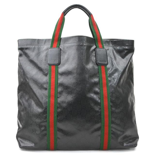 GUCCI グッチ 763237 ハンドバッグ ブラック 14054 メンズ【中古】 56335g