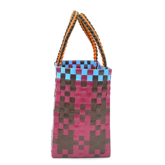 MARNI マルニ ジャージーハンドルバスケット ハンドバッグ マルチ