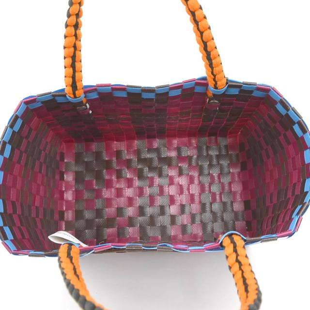 MARNI マルニ ジャージーハンドルバスケット ハンドバッグ マルチ