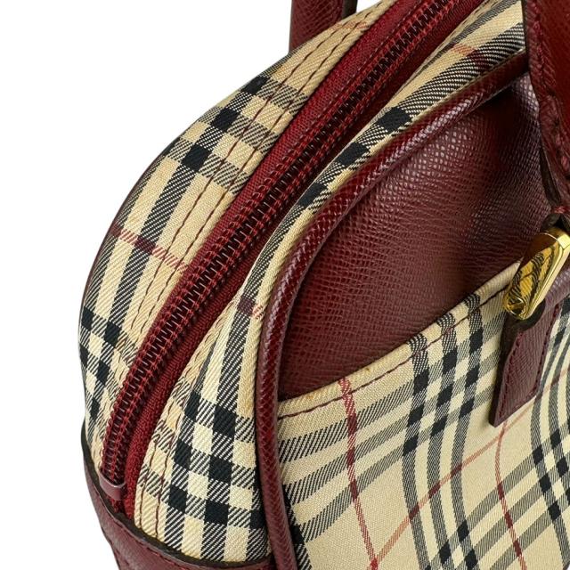 BURBERRY バーバリー ハンドバッグ ベージュ/ブラック/バーガンディ
