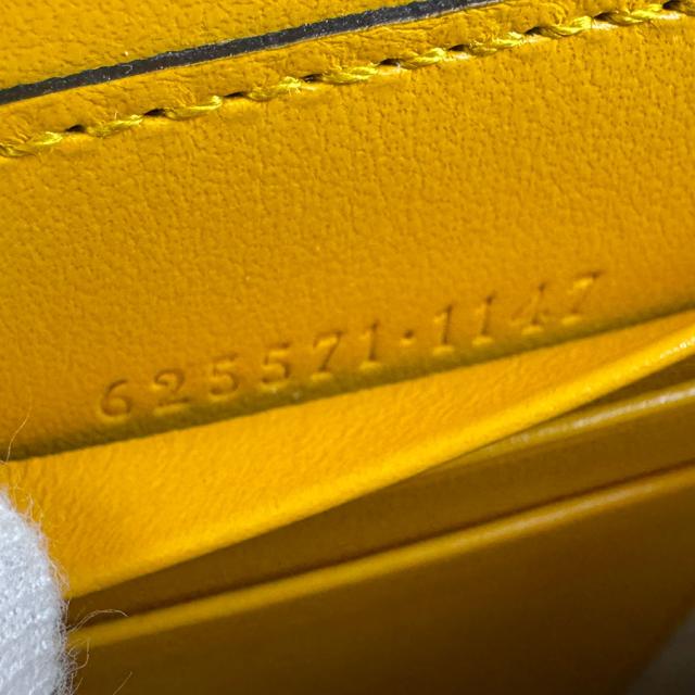 GUCCI グッチ GGエンボス 625571 ショルダーバッグ イエロー 14063