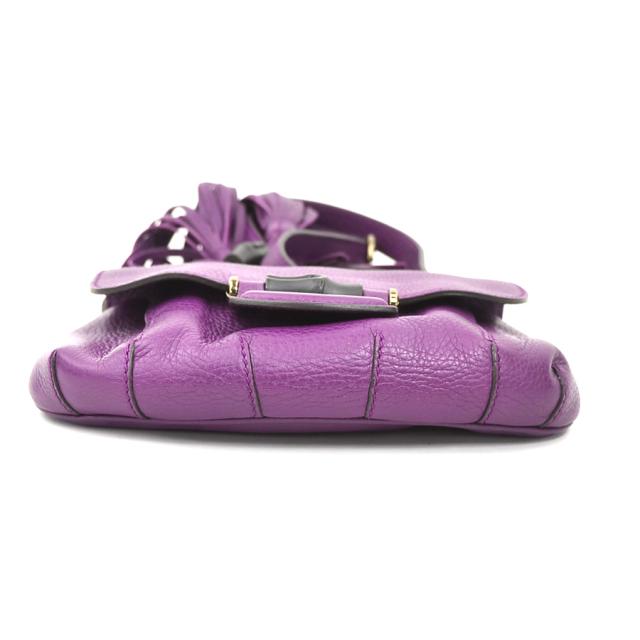 GUCCI グッチ バンブー 347101 ショルダーバッグ パープル 14064