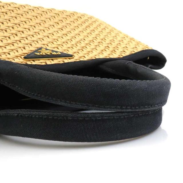 PRADA プラダ ハンドバッグ ショルダーバッグ かごバッグ ベージュ