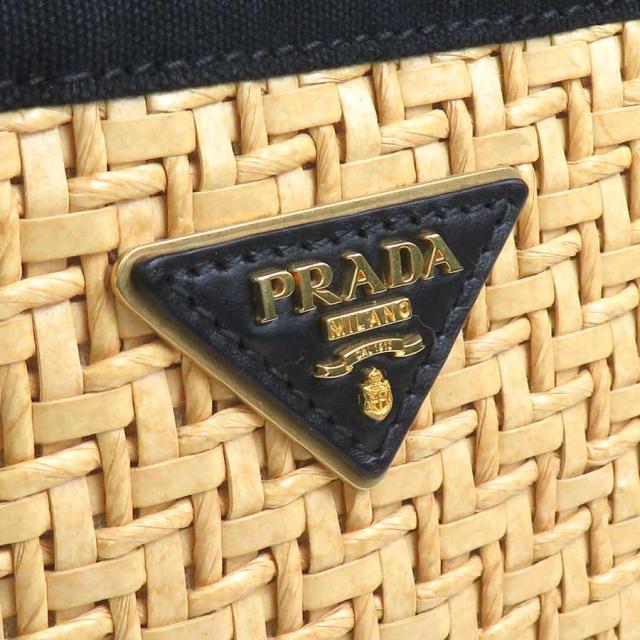 PRADA プラダ ハンドバッグ ショルダーバッグ かごバッグ ベージュ