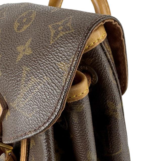 LOUIS VUITTON ルイ ヴィトン ミニ モンスリ モノグラム M51137 リュック ブラウン 14057 レディース【中古】 z6996 LOUIS VUITTON ルイ ヴィトン ミニ モンスリ モノグラム M51137