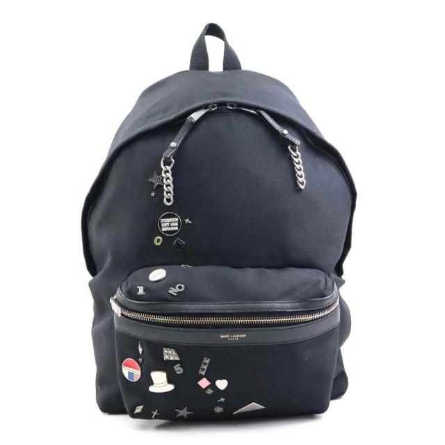 SAINT LAURENT サンローラン 399648 リュック ブラック 14054 ユニセックス【中古】 h31560a