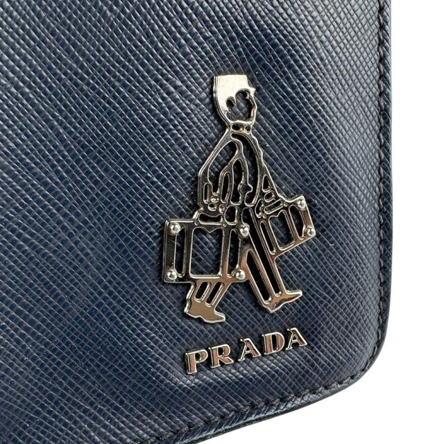 PRADA プラダ セカンドバッグ ネイビー 14066 メンズ【中古】 z7050 PRADA プラダ セカンドバッグ ネイビー 14066 メンズ【中古】 z7050