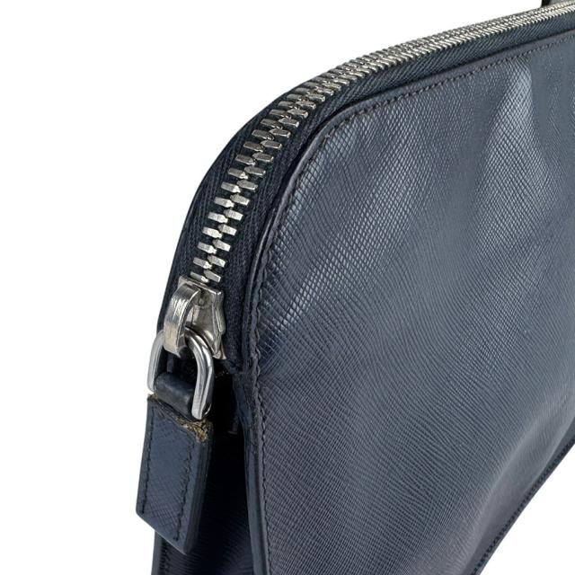 PRADA プラダ セカンドバッグ ネイビー 14066 メンズ【中古】 z7050