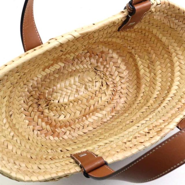 LOEWE ロエベ バスケット スモール ハンドバッグ カゴバッグ タン 14057 レディース【中古】 56355a LOEWE ロエベ バスケット スモール ハンドバッグ カゴバッグ タン