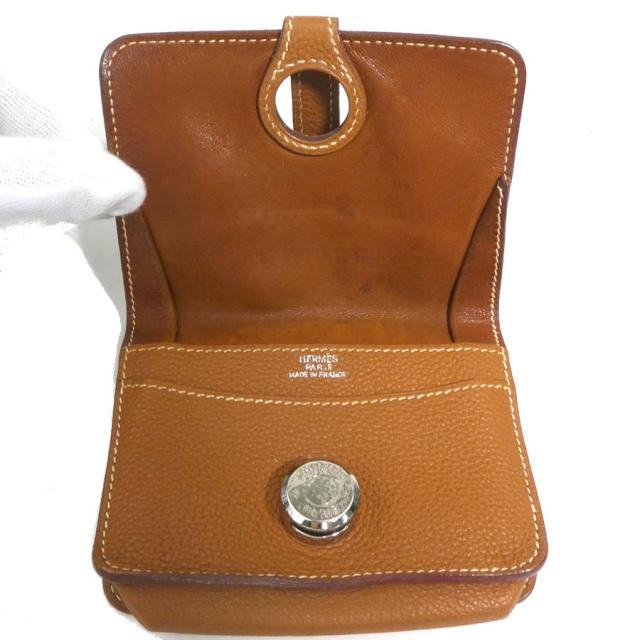 HERMES エルメス ドゴン ケース ブラウン 14057 ユニセックス【中古】 e60938g HERMES エルメス ドゴン コインケース ブラウン 14057 ユニセックス