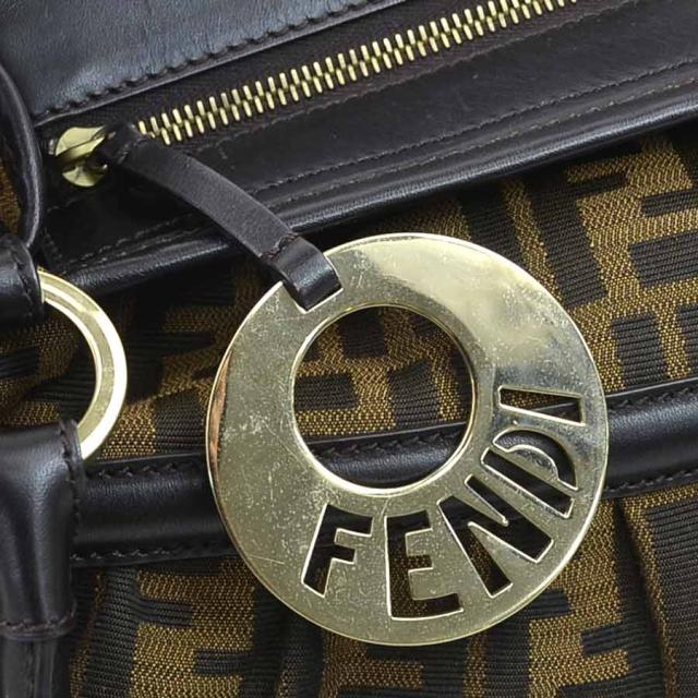 FENDI フェンディ ズッカ 8BH186-JWU ショルダーバッグ ブラウン 14057 レディース【中古】 e60951a FENDI フェンディ ズッカ 8BH186-JWU ショルダーバッグ ブラウン 14057
