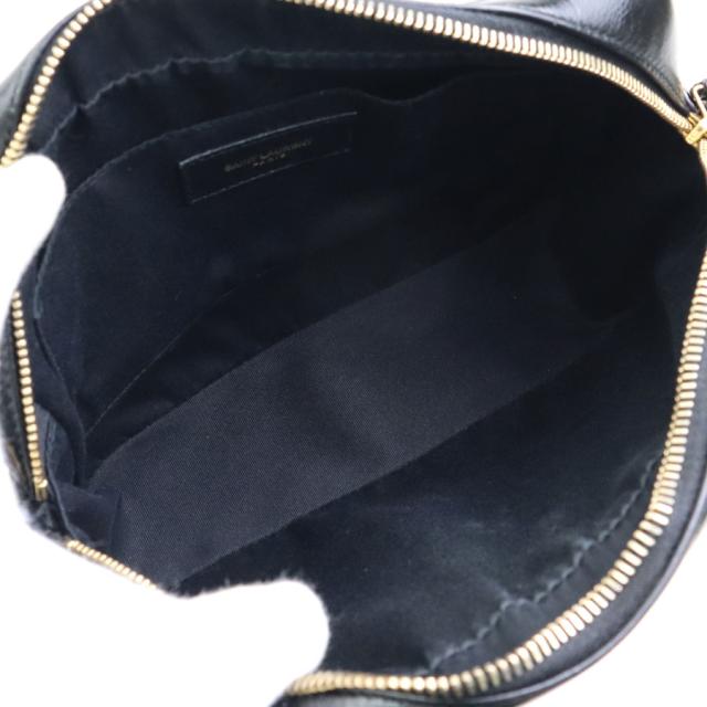 SAINT LAURENT サンローラン ルー 斜め掛けショルダーバッグ ブラック