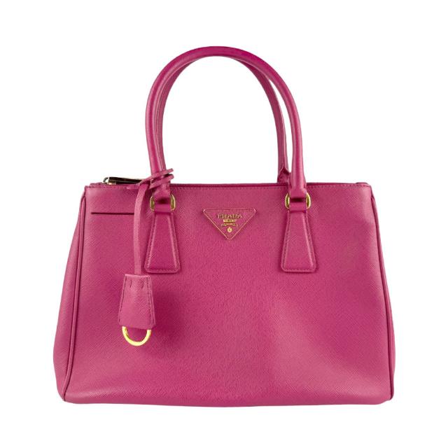 PRADA プラダ ハンドバッグ ショルダーバッグ マゼンタ 14061 レディース【中古】 z7067