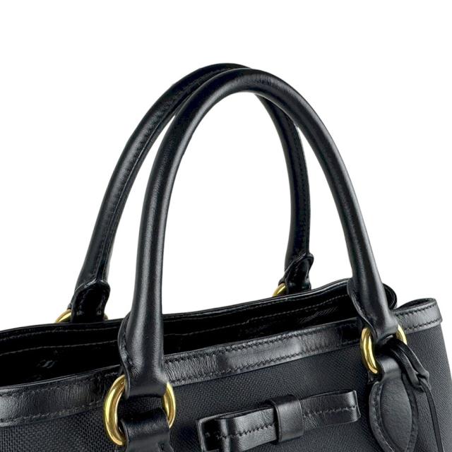 PRADA プラダ ジャガード ロゴ ハンドバッグ ショルダーバッグ ブラック 14054 レディース【中古】 z7085 PRADA プラダ ジャガード ロゴ ハンドバッグ ショルダーバッグ