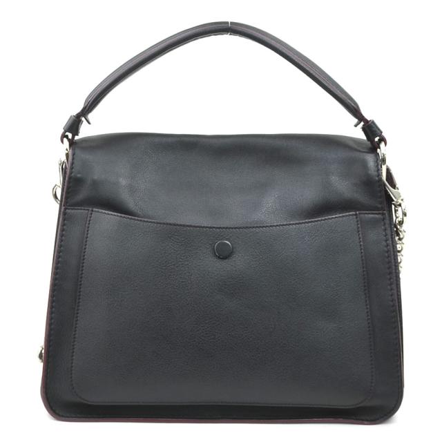 TOD'S トッズ ダブルT ハンドバッグ ショルダーバッグ ブラック 14054