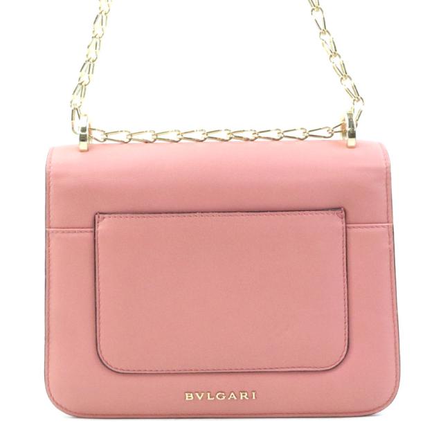 BVLGARI ブルガリ セルペンティ ヒプノティック ショルダーバッグ ピンク 14061 レディース【中古】 h31601a BVLGARI ブルガリ セルペンティ ヒプノティック ショルダーバッグ