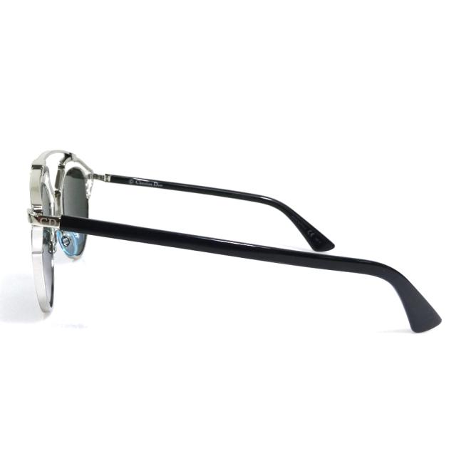 Christian Dior クリスチャンディオール サングラス シルバー×ブラック 14054 ユニセックス【中古】 h31606g Christian Dior クリスチャンディオール サングラス シルバー×ブラック
