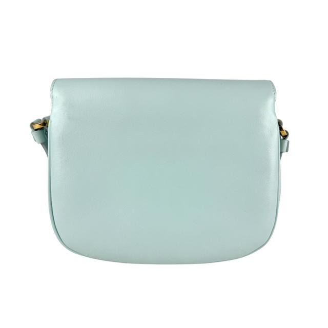 TOD'S トッズ Tタイムレス ショルダーバッグ ライトブルー 14067