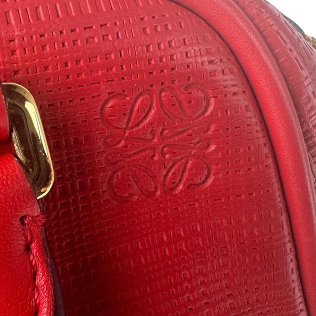 LOEWE ロエベ アマソナ 75 ハンドバッグ ショルダーバッグ レッド
