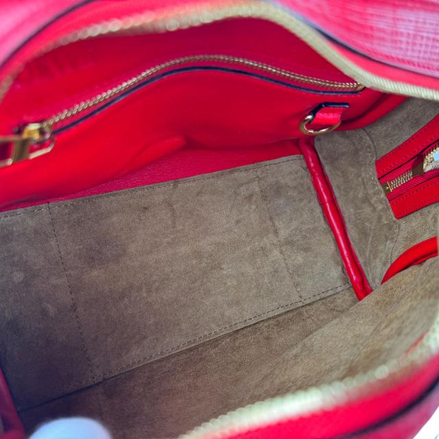 LOEWE ロエベ アマソナ 75 ハンドバッグ ショルダーバッグ レッド