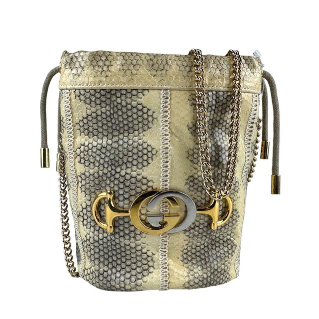 GUCCI グッチ ズゥミ 576432 ショルダーバッグ クリーム 14059 レディース【中古】 z7199