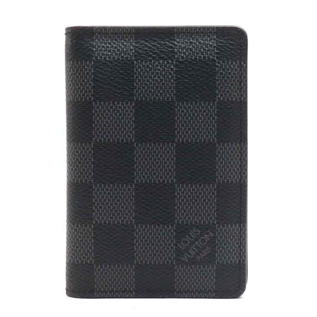 LOUIS VUITTON ルイ ヴィトン オーガナイザー ドゥ ポッシュ ダミエ グラフィット N63075 カードケース ブラック 14054 メンズ【中古】 h31627a