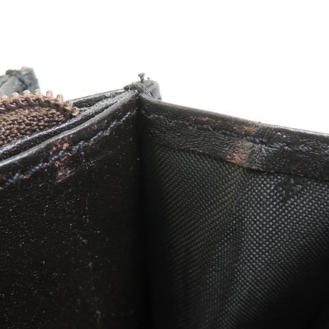 BURBERRY バーバリー ラウンドファスナー長財布 ブラウン×ベージュ