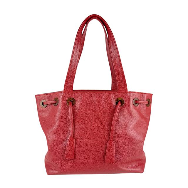 CHANEL シャネル ハンドバッグ レッド 14060 レディース【中古】 z7294