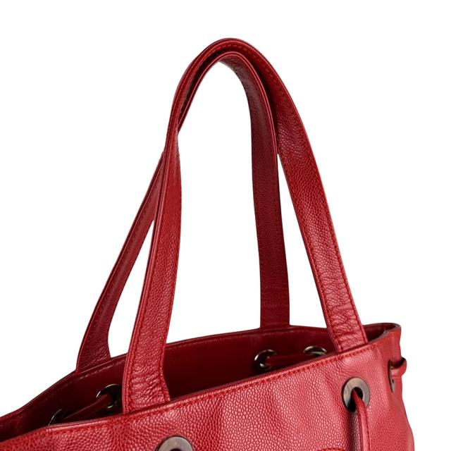 CHANEL シャネル ハンドバッグ レッド 14060 レディース【中古】 z7294