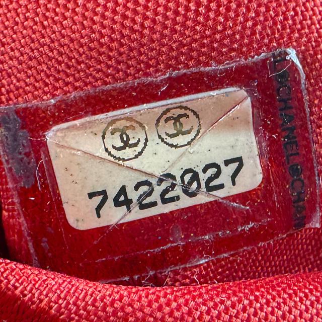 CHANEL シャネル ハンドバッグ レッド 14060 レディース【中古】 z7294