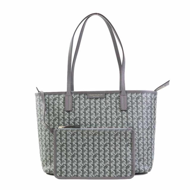 Tory Burch トリーバーチ ハンドバッグ グレー系 14055 レディース【中古】 56413a