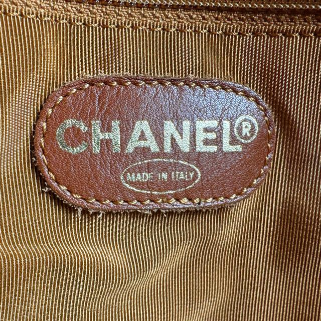 CHANEL シャネル ショルダーバッグ ブラウン 14057 レディース【中古