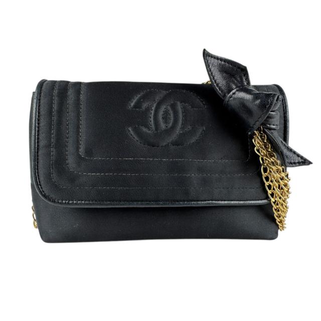 CHANEL シャネル ショルダーバッグ ブラック 14054 レディース【中古】 z4276 CHANEL シャネル ショルダーバッグ ブラック 14054 レディース【中古
