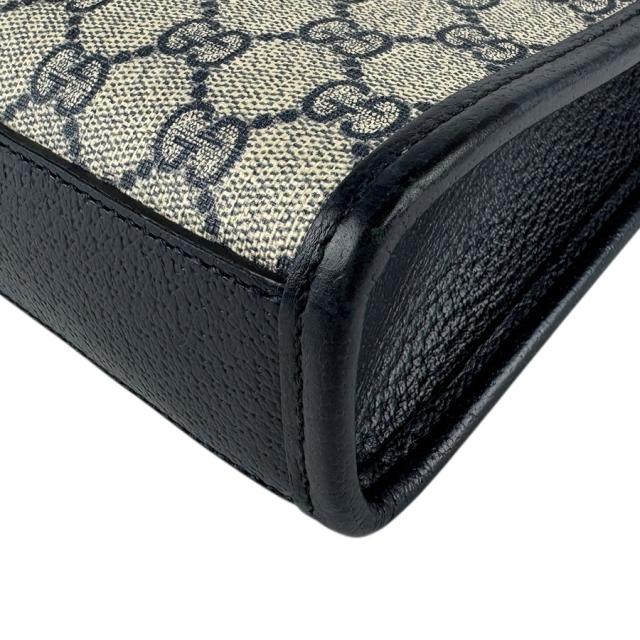 GUCCI グッチ 671628 ハンドバッグ ショルダーバッグ ネイビー 14066 レディース【中古】 z7393 GUCCI グッチ 671628 ハンドバッグ ショルダーバッグ ネイビー 14066