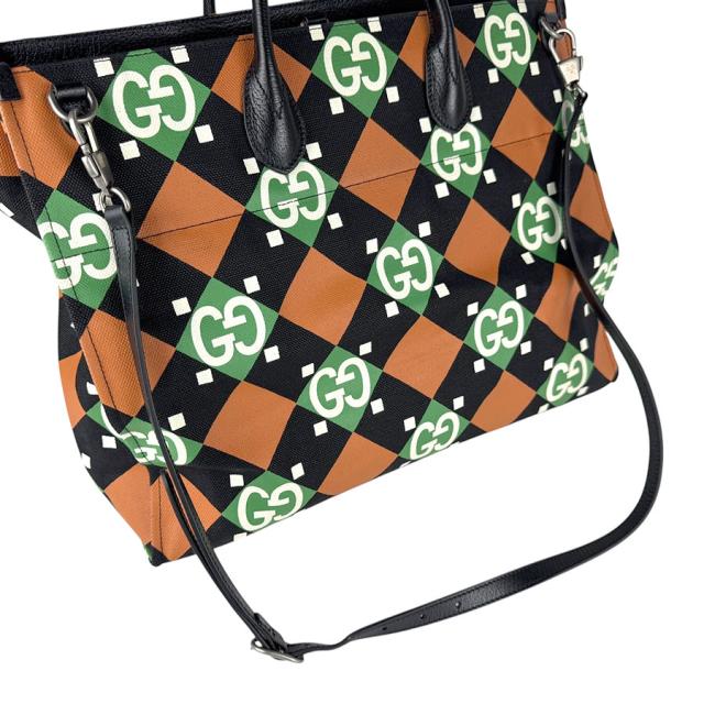 GUCCI グッチ 674302 ハンドバッグ ショルダーバッグ マルチカラー