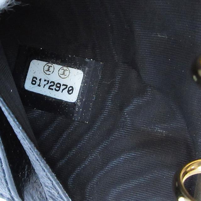 CHANEL シャネル ココマーク 手帳カバー ブラック/ゴールド 14054