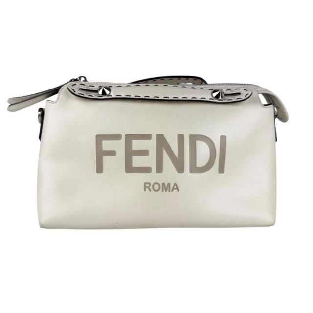 FENDI フェンディ バイザウェイ 8BL146 AC9L ハンドバッグ ショルダーバッグ アイボリー 14056 レディース【中古】 z7270