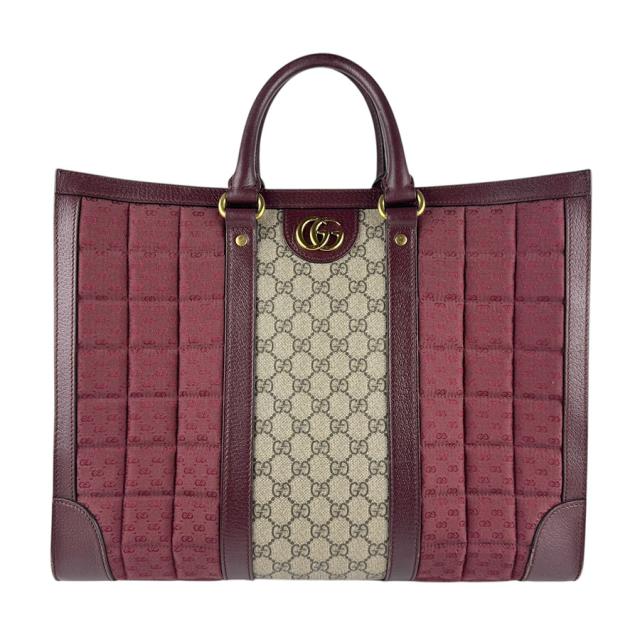 GUCCI グッチ オフィディア ラージトート 724665 ハンドバッグ ショルダーバッグ ボルドー 14070 ユニセックス【中古】 z7365