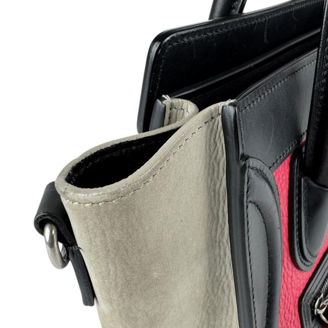 CELINE セリーヌ ラゲージ ナノショッパー ハンドバッグ ショルダー