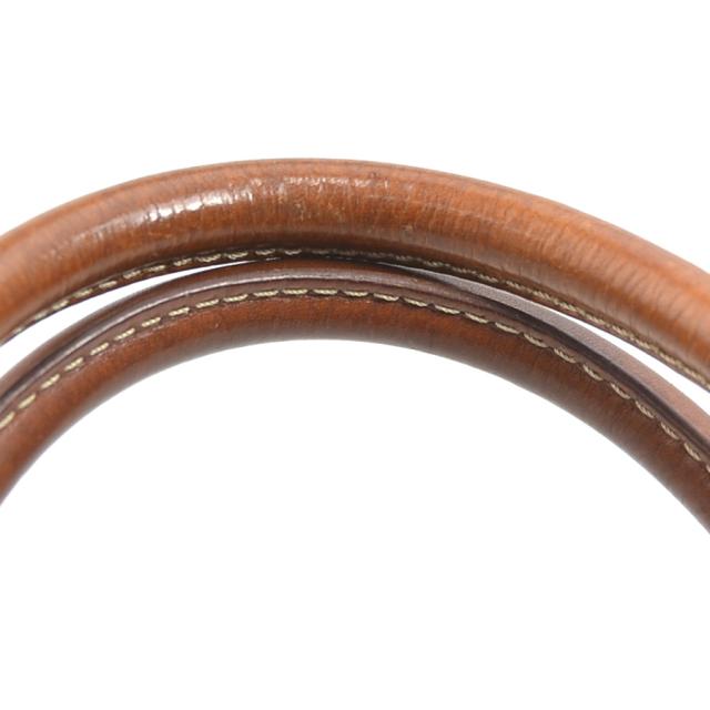 CELINE セリーヌ マカダム ハンドバッグ ブラウン 14057 レディース