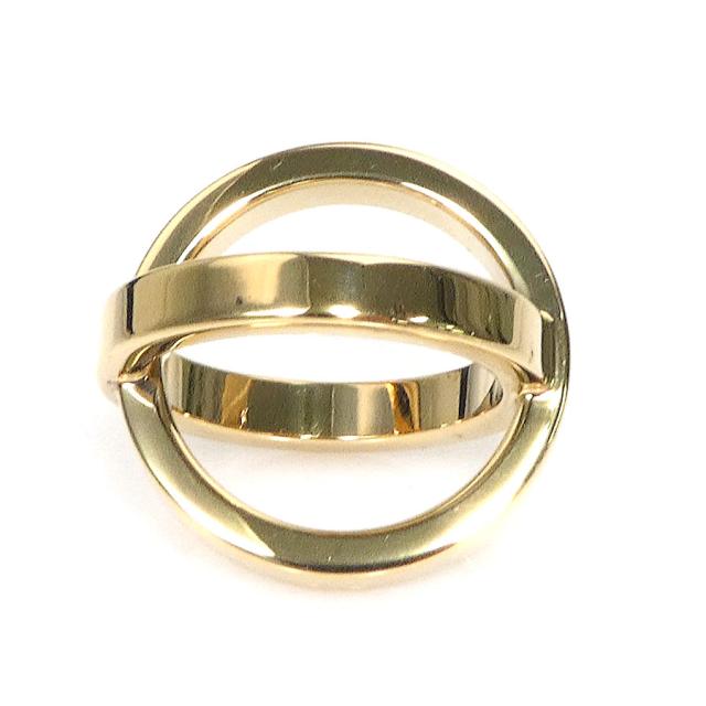 HERMES エルメス BIJOUTERIE FANTAISIE スカーフリング ゴールド 14068 レディース【中古】 e61048a