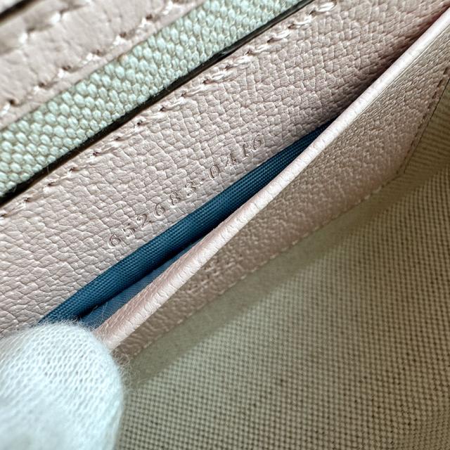 GUCCI グッチ 652683 ショルダーバッグ ベージュ×ピンク 14059