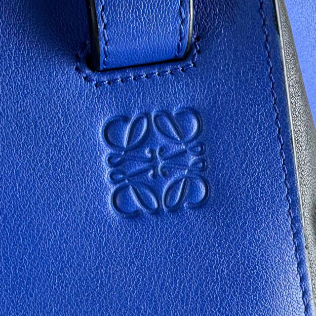 LOEWE ロエベ ハンモック ドローストリング ショルダーバッグ ブルー