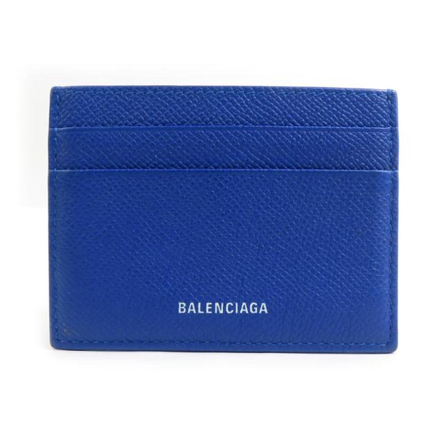 BALENCIAGA バレンシアガ カードケース ブルー 14067 ユニセックス【中古】 h31689a