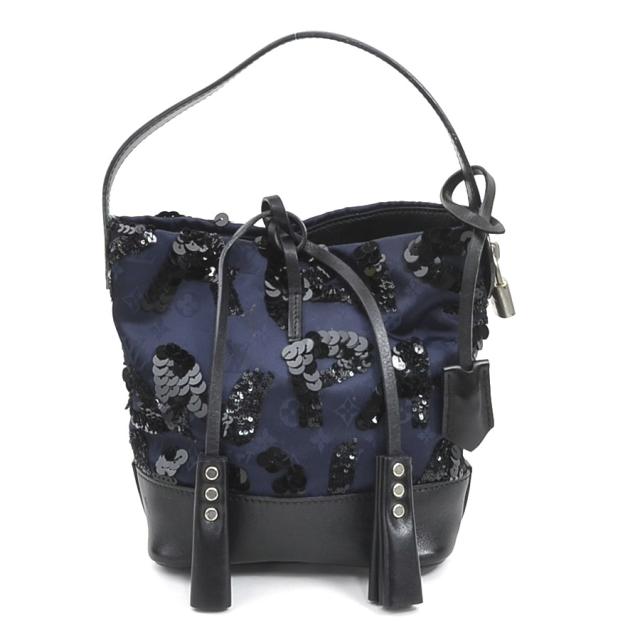 LOUIS VUITTON ルイ ヴィトン NN14 スポットライトPM モノグラムサテン M94601 ハンドバッグ ネイビー/ブラック 14066 レディース【中古】 e61074g LOUIS VUITTON ルイ ヴィトン NN14 スポットライトPM モノグラムサテン