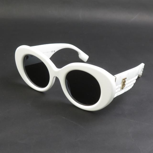 BURBERRY バーバリー サングラス ホワイト/ブラック 14056 ユニセックス【中古】 e61081a